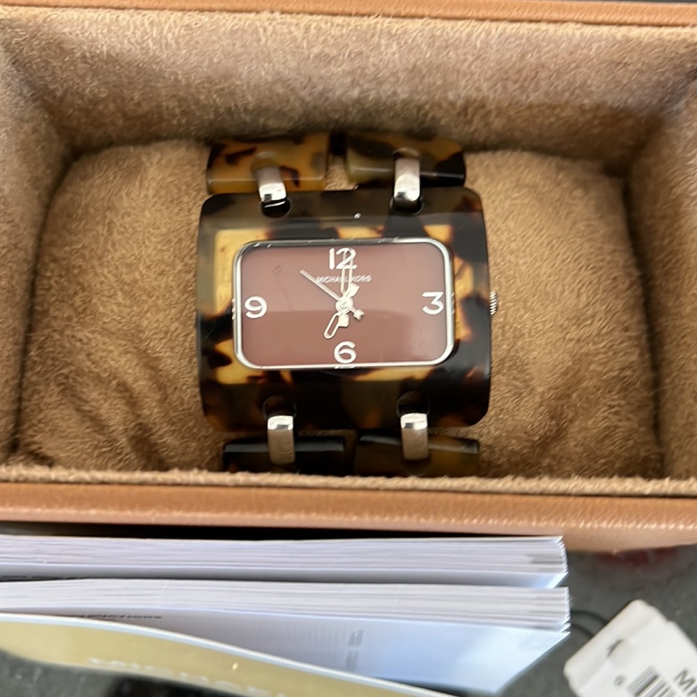 Michael Michael Kors watch tortoiseshell